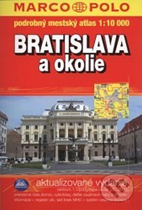 Bratislava a okolie atlas 1:10T MSLO