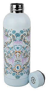 Bridgerton Nerezová láhev - Light Blue Damask Flowers 500 ml