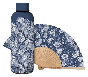 Bridgerton Set - White Wisteria (láhev 500 ml, vějíř)
