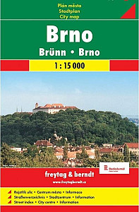 Brno 1:15 000 plán města