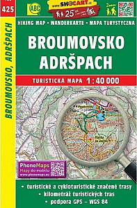SC 425 Broumovsko, Adršpach 1:40 000