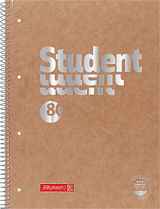 Brunnen student blok natur A4 - linka, 80 listů