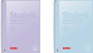 Brunnen student blok pastel A4 - linka, 80 listů, fialový/modrý