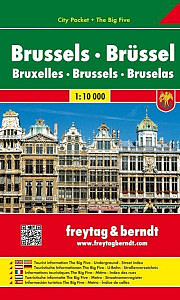 Brusel, Brüssel 1:10T/kapesní plán města