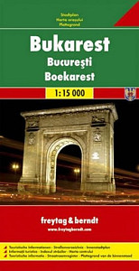 Bukarest/Bukurešť 1:10T/kapesní plán města