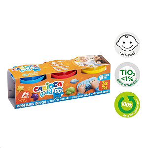 Carioca modelovací hmota Baby Do - 3×75 g