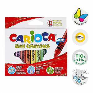 Carioca voskovky Maxi - 12 ks