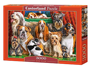 Castorland Puzzle -  Psí klub 3000 dílkú