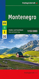 Černá Hora 1:150 000 / automapa + volnočasová mapa