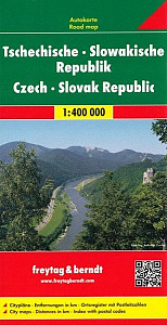 Česká a Slovenská republika 1:400 000/oboustranná automapa