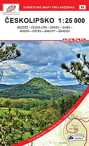 Českolipsko 1:25 000 / 83 Turistické mapy pro kažhého