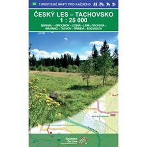 Český les,Tachovsko 1:25 000/ 55 Turistické mapy pro každéh