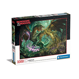 Clementoni Puzzle Dungeons & Dragons - Drak 1000 dílků