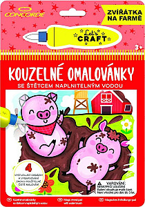 Concorde Kouzelné omalovánky - Zvířátka na farmě
