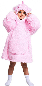 Cozy Noxxiez mikinová deka pro děti 3-6 let - Jednorožec