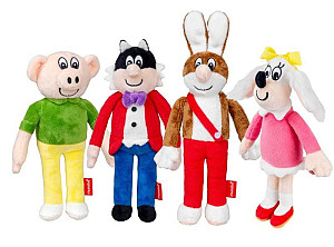 Čtyřlístek Plyšáci 4dílná sada