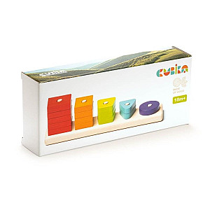 CUBIKA 15320 Třídíme tvary VI - dřevěná skládačka 16 dílů