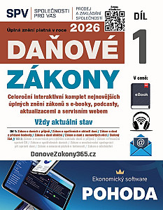 Daňové zákony 2026 (Díl 1.)