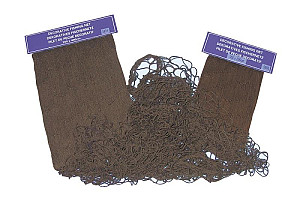 Dekorativní rybářská síť 200x400cm - hnědá