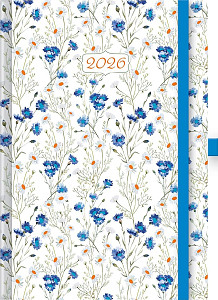 Denní diář 2026 - Chrpa (A5)