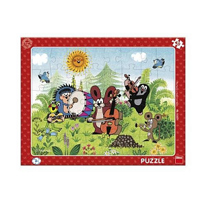 Deskové puzzle Krtek a kapela 40 dílků