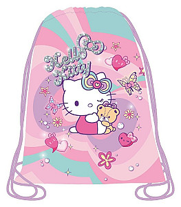 Dětský stahovací vak na přezůvky Hello Kitty