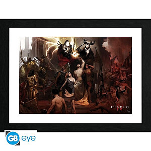 Diablo Zarámovaný plakát - Diablo IV. Nephalems