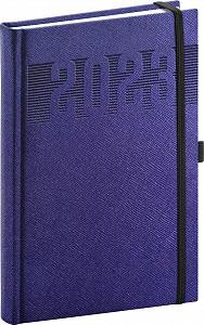Diář 2023: Silhouette - modrý, denní, 15 × 21 cm
