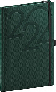Diář 2024: Ajax - zelený, týdenní, 15 × 21 cm