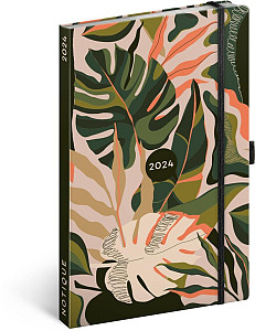 Diář 2024: Džungle - týdenní, 13 × 21 cm