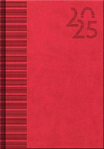 Diář 2025 Vivella Red, denní A5