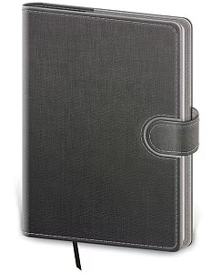 Diář 2026 denní A5 Flip - šedo/šedá