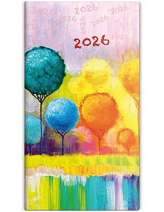 Diář 2026 kapesní - Napoli čtrnáctidenní - design 7