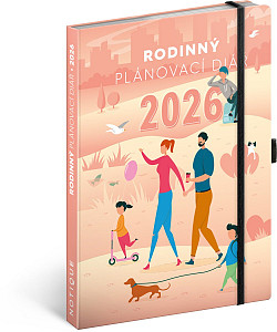 Diář 2026: Rodinný pomocník všech rodičů, 15 × 21 cm