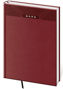 Diář 2026 týdenní A5 Print Classic - anglická červená