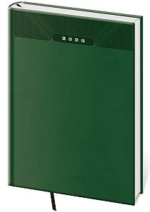 Diář 2026 týdenní A5 Print Classic - zelená