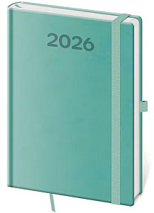 Diář 2026 týdenní A5 Print Pop - světle zelená