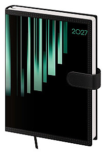 Diář 2027 denní A5 Tone - zelená s magnetem