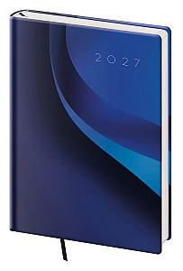 Diář 2027 denní A5 Vario - 2 BLUE WAVE