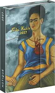 Diář 2027: Frida Kahlo - týdenní, magnetický, 11 x 16 cm