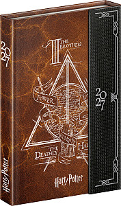 Diář 2027: Harry Potter - Relikvie smrti - týdenní, magnetický, 11 x 16 cm