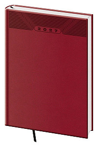 Diář 2027 týdenní A5 Print Classic - anglická červená