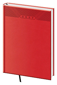 Diář 2027 týdenní A5 Print Classic - červená