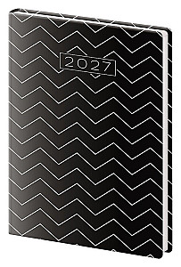 Diář 2027 týdenní kapesní A7 Vario - Lyra Edgy