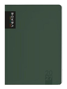 Diář A5 týdenní 2027 VERDE zelená