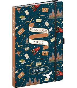 Diář/notes 2027: Planbook - Harry Potter - Bradavický expres, 13 x 21 cm