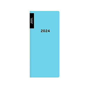 Diář PVC měsíční 2024 PASTELINI - modrá