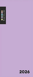 Diář PVC měsíční 2026 PASTELINI fialová