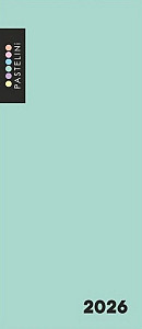 Diář PVC měsíční 2026 PASTELINI zelená