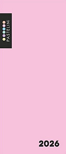 Diář PVC týdenní 2026 PASTELINI růžová